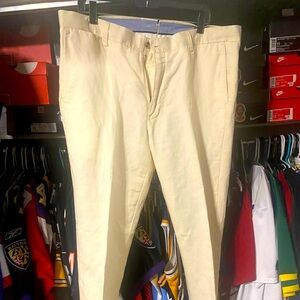 Ralph Lauren Polo cream linen pants Sz 36